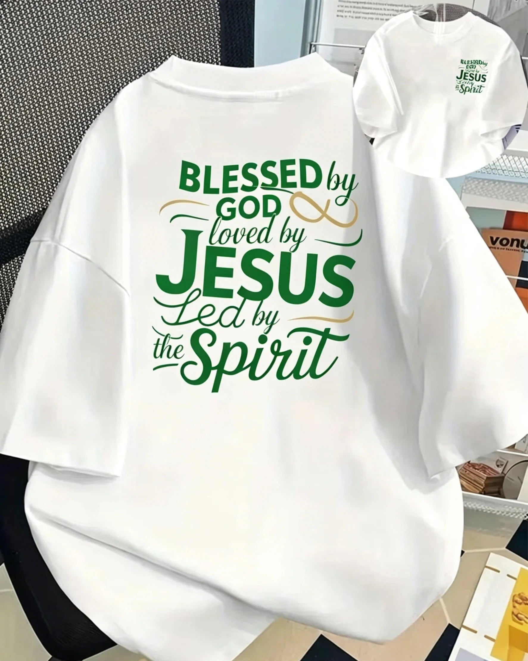 Faith Graphic T-shirt: Wear Your Blessings | Casual & Trendy Style for Every Day by Creative Vault Marketplace