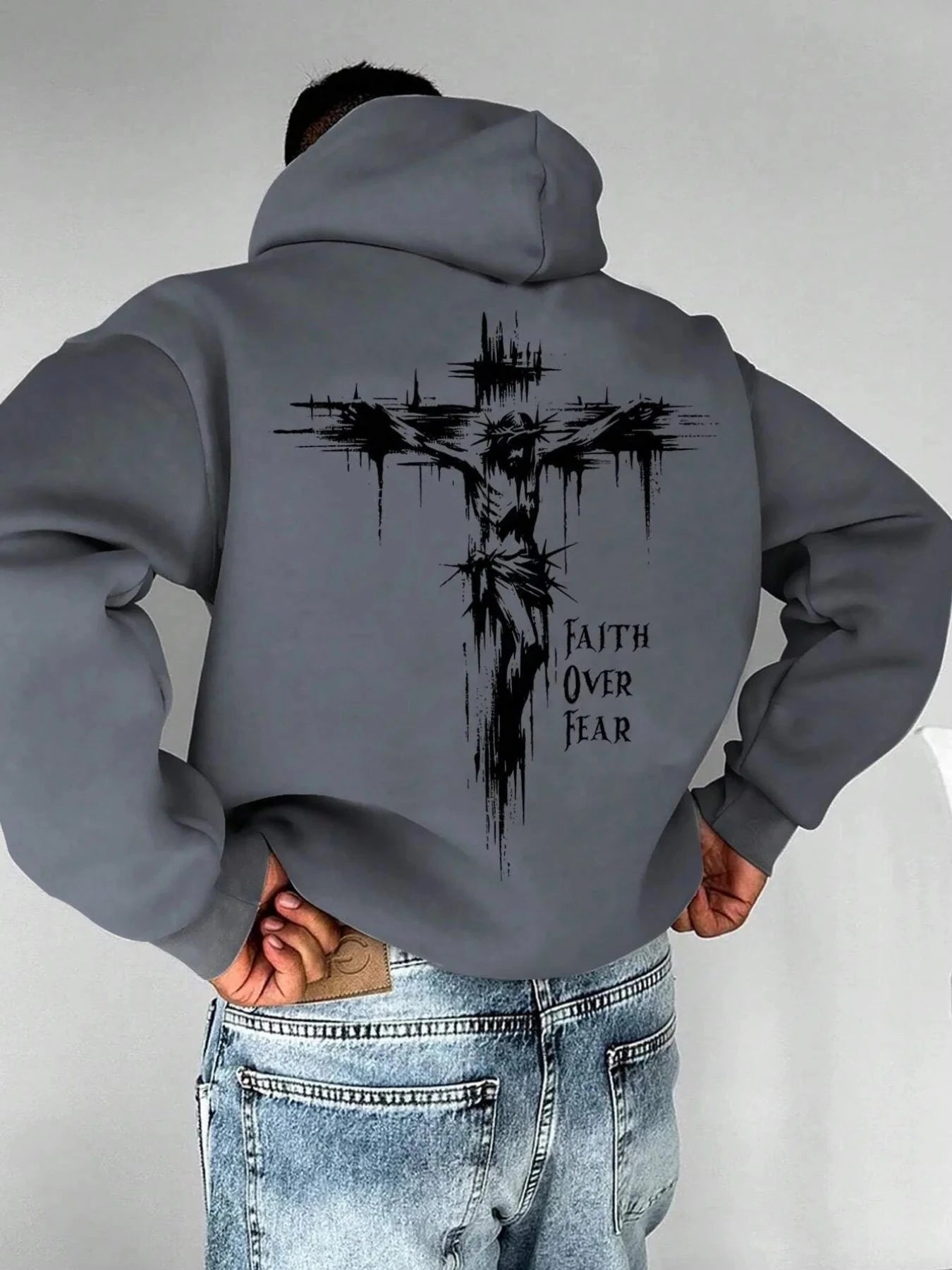 Christian Fear Overcomes Sweatshirt - Empower Your Faith and Style by Creative Vault Marketplace