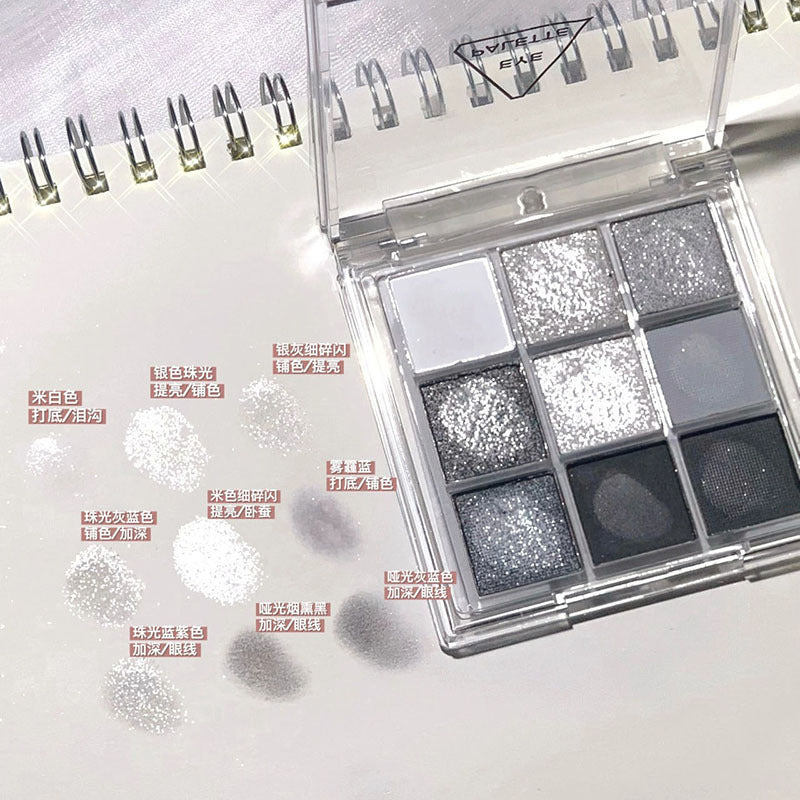 DIKALU Radiant Sunset 9-Color Eyeshadow Set
