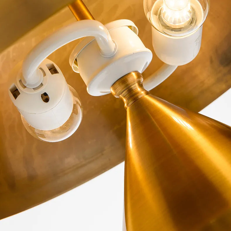 Chic Copper Mushroom Desk Lamp