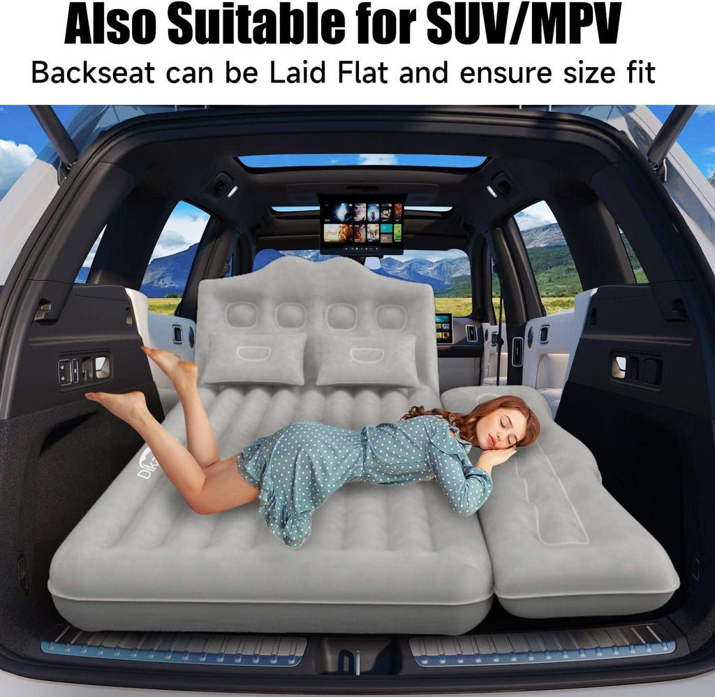 Thicken Backseat SUV/Car/Truck Air Mattress Air Bed Inflatable SUV Truck Mattress -35.4'' Width/Grey by Dikasun Outdoor