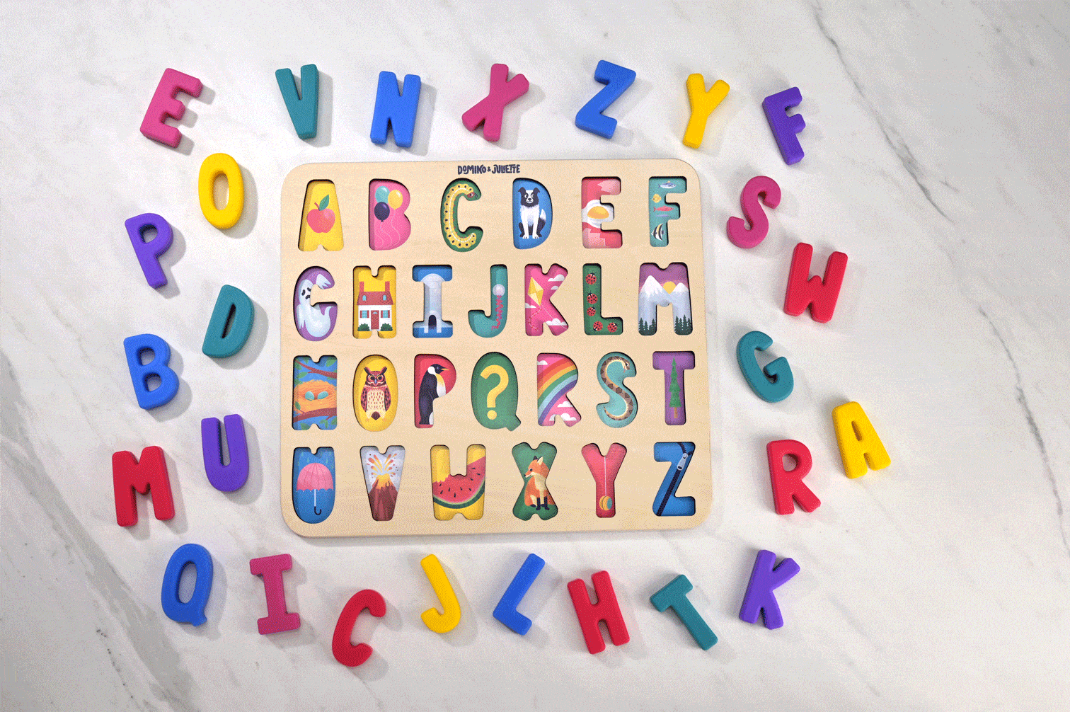 ABC Find & Fit Puzzle by Domino & Juliette