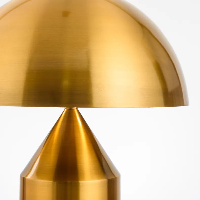 Chic Copper Mushroom Desk Lamp