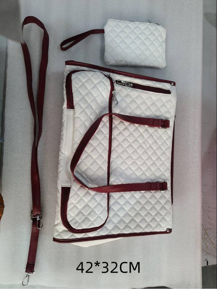 2-in-1 Quilted Lunch Tote Bag with Wallet | Women's Insulated Crossbody by Creative Vault Marketplace