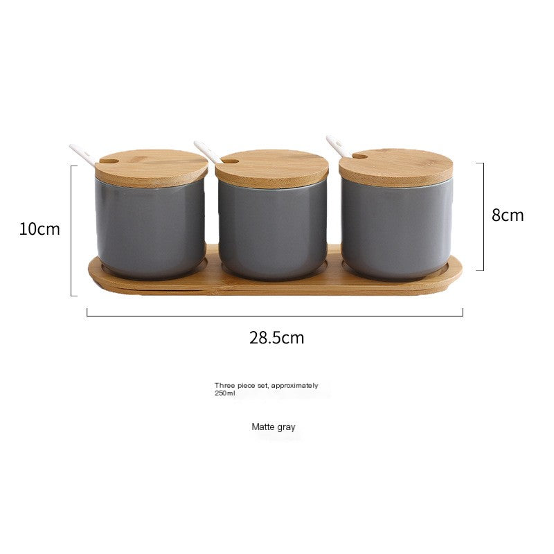 Elegant Nordic Ceramic Spice Holders
