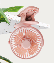 USB Rechargeable Quiet Clip Fan - Ideal for Dorms