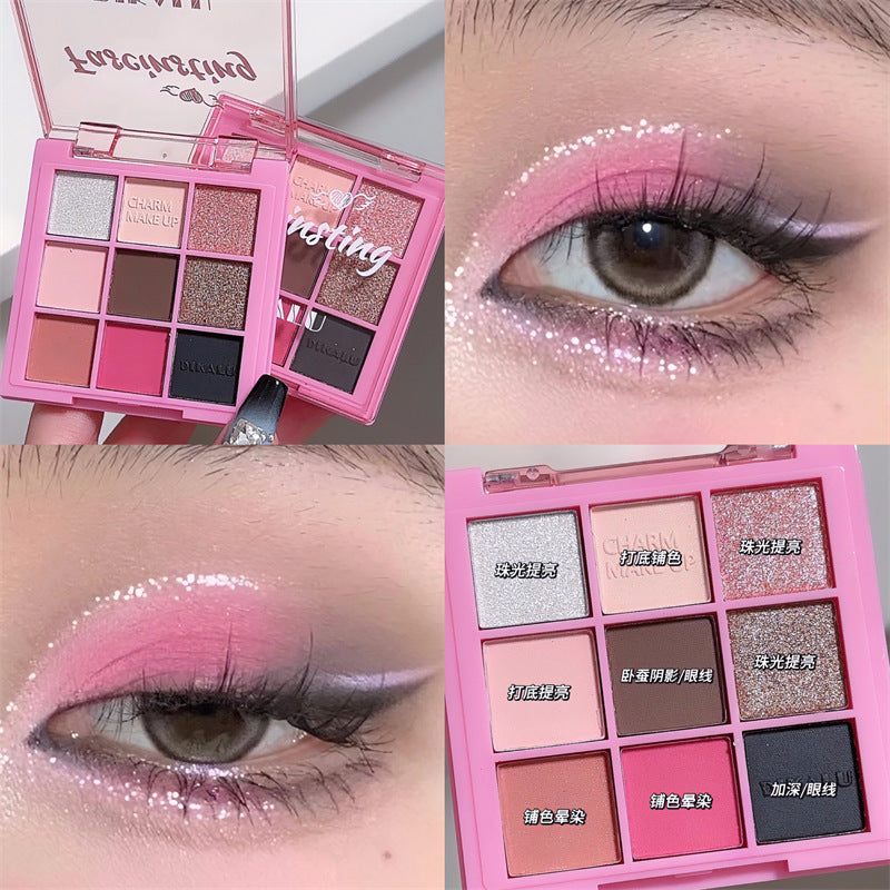 DIKALU Radiant Sunset 9-Color Eyeshadow Set