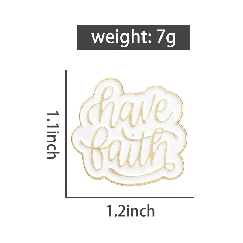 Inspire Your Journey with Jesus Inspirational Enamel Pins by Elevated Faith