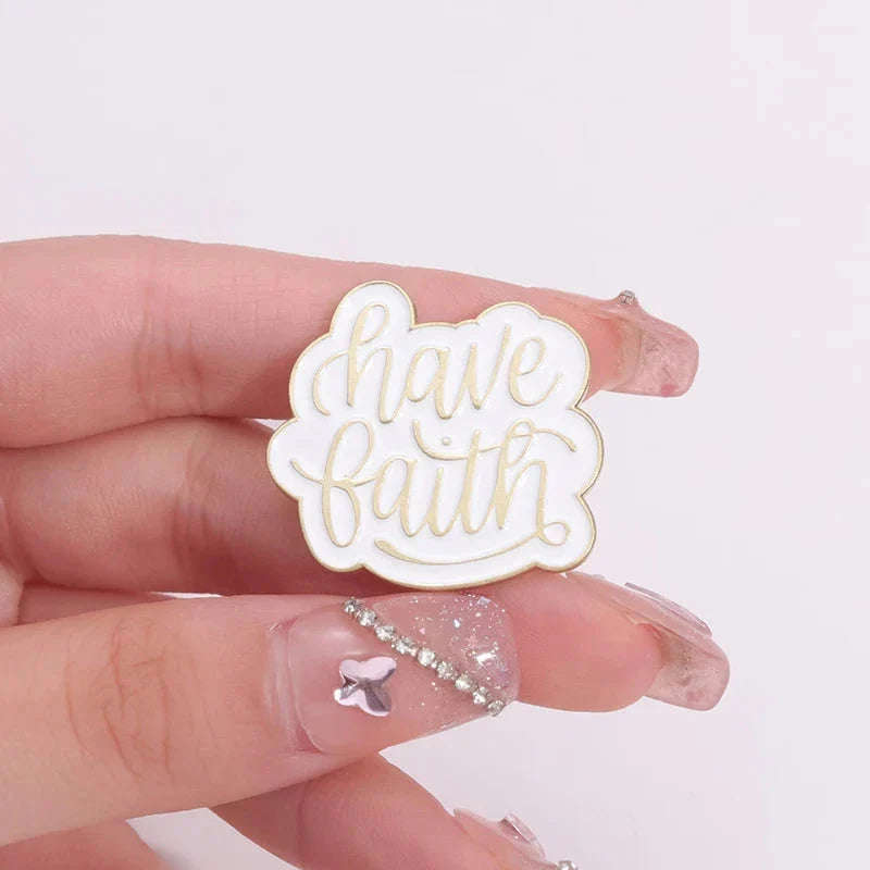 Inspire Your Journey with Jesus Inspirational Enamel Pins by Elevated Faith