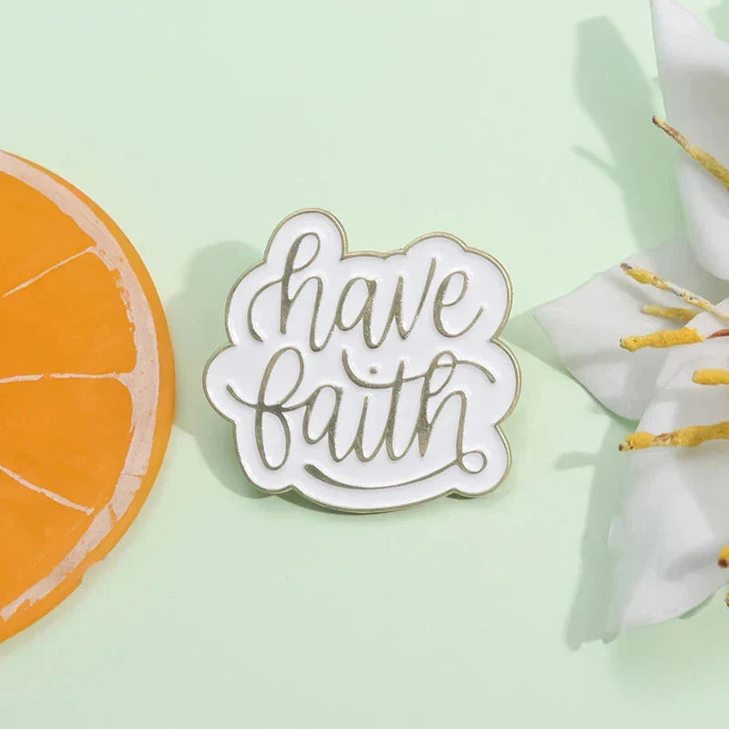 Inspire Your Journey with Jesus Inspirational Enamel Pins by Elevated Faith