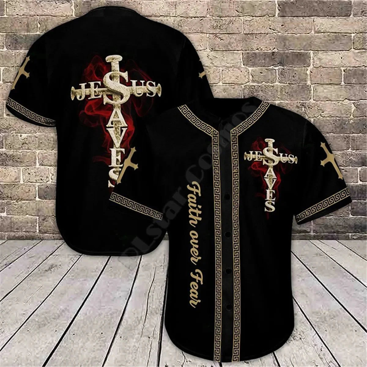 Jesus Baseball Jersey Shirt - Wear Your Faith with Style by Elevated Faith