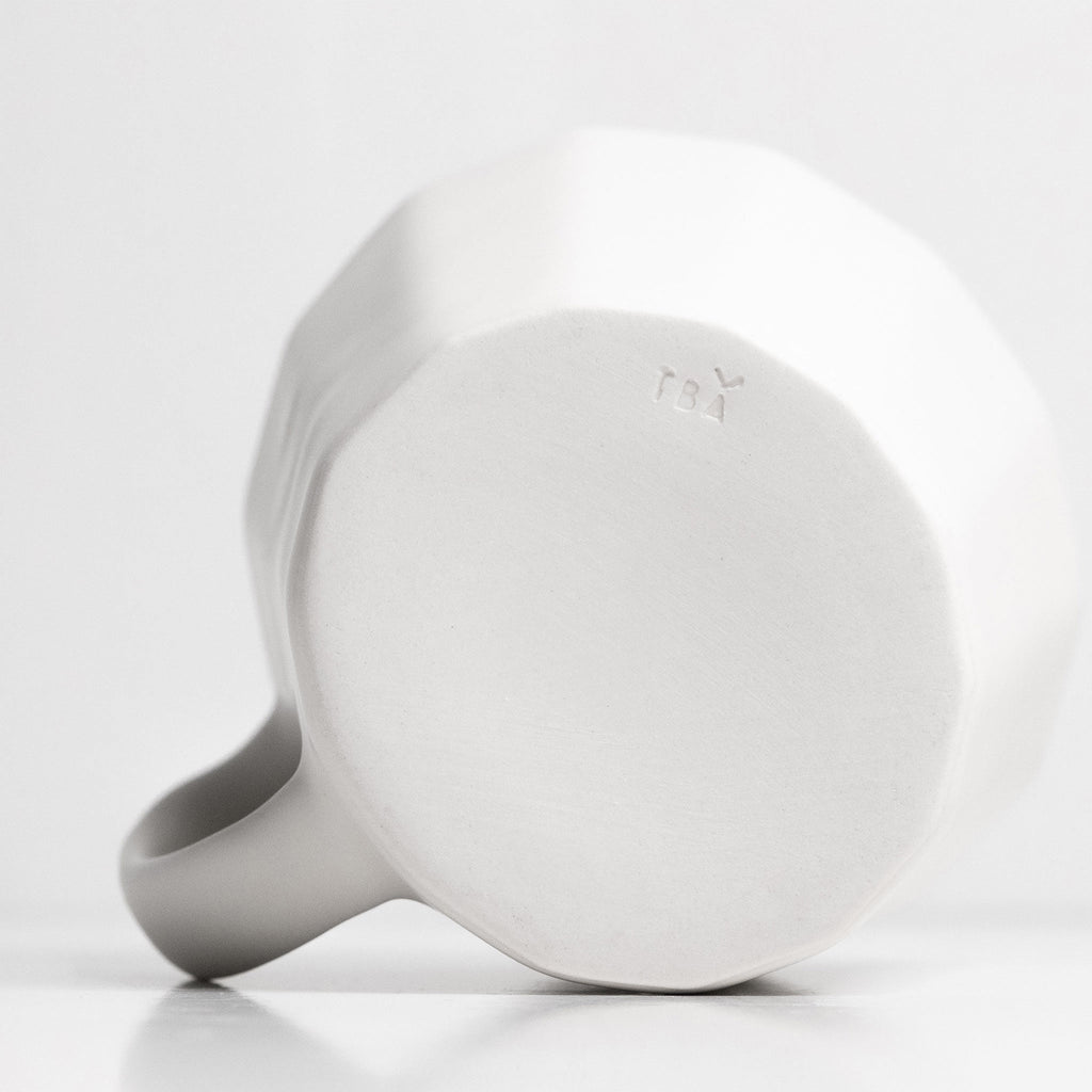 Monday Mug - Handmade Porcelain Coffee Cup by Ember Collective