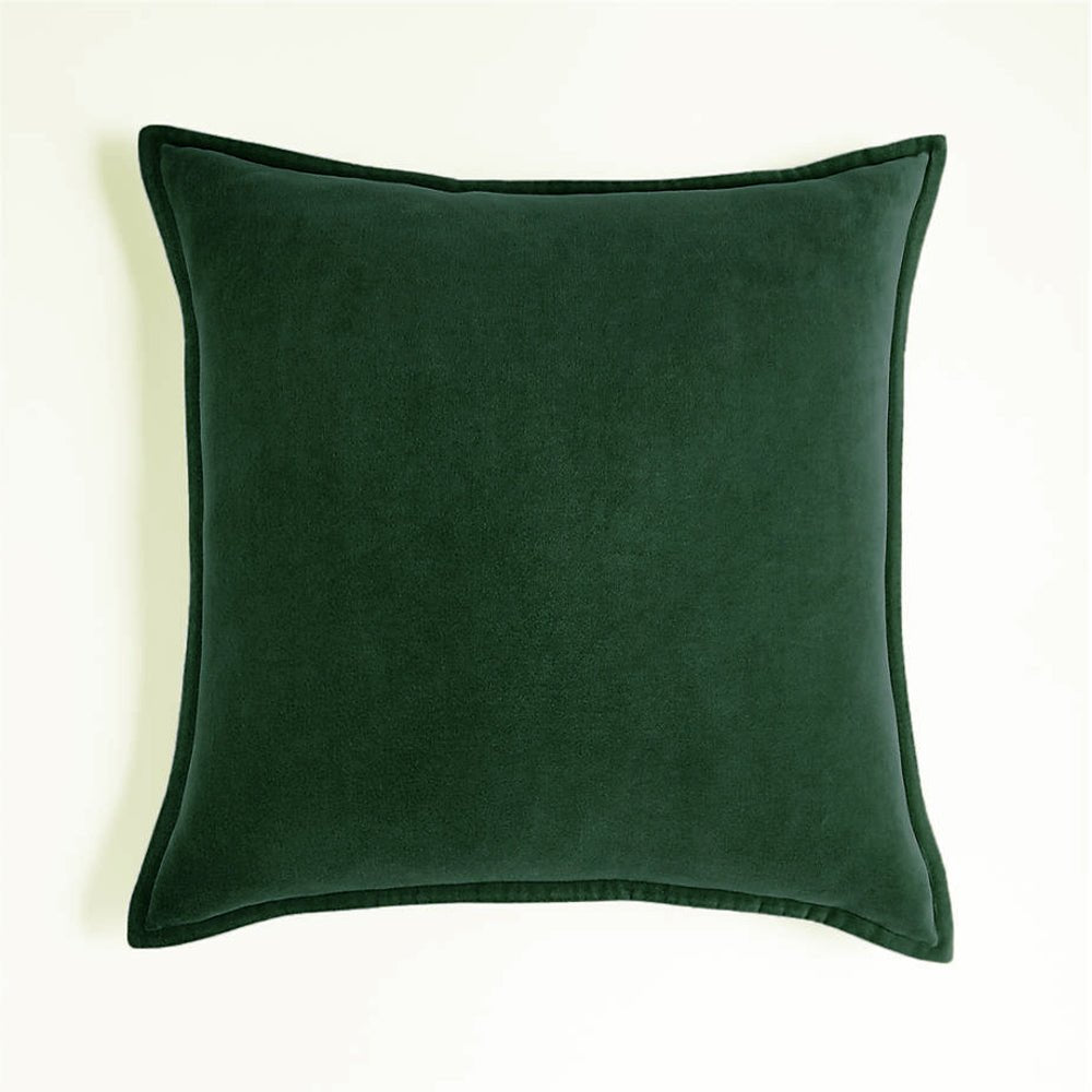 Throw Pillow Cover with 450g Insert, dark-grey, velvet, 20X20, Decorative Cushion – Fancy & Stacy by Fancy & Stacy