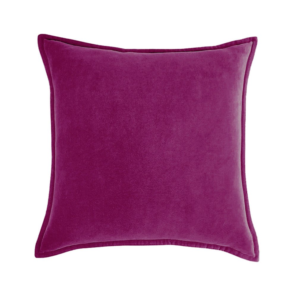 Throw Pillow Cover with 450g Insert, dark-grey, velvet, 20X20, Decorative Cushion – Fancy & Stacy by Fancy & Stacy