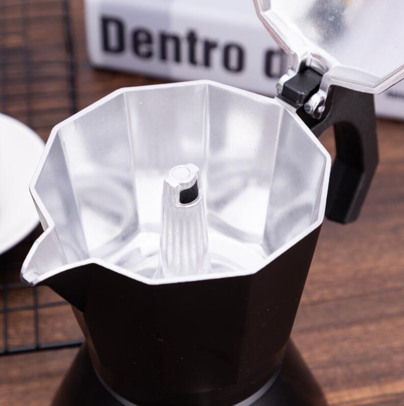 Sleek Italian Moka Coffee Brewer