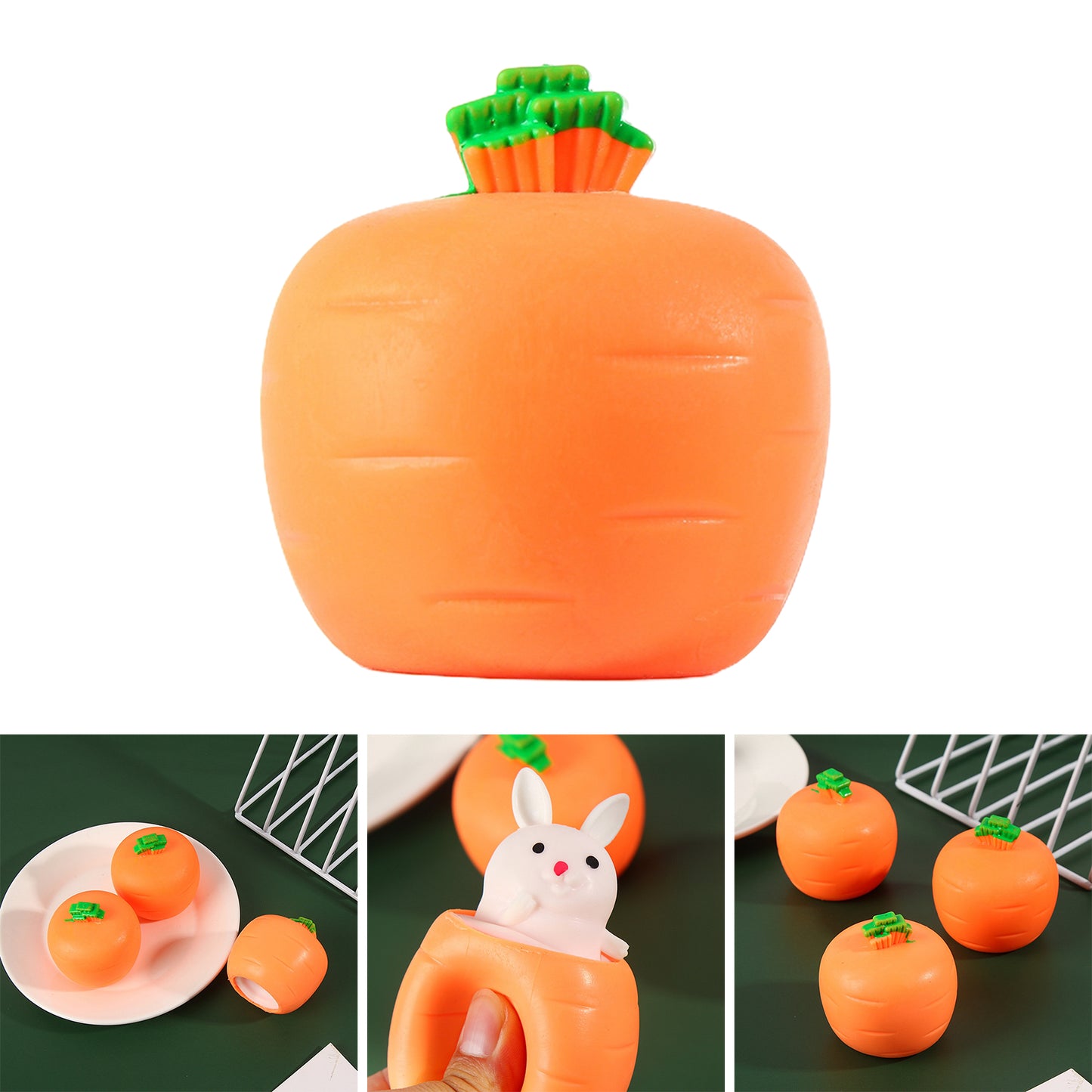 Bunny Carrot Stress Reliever