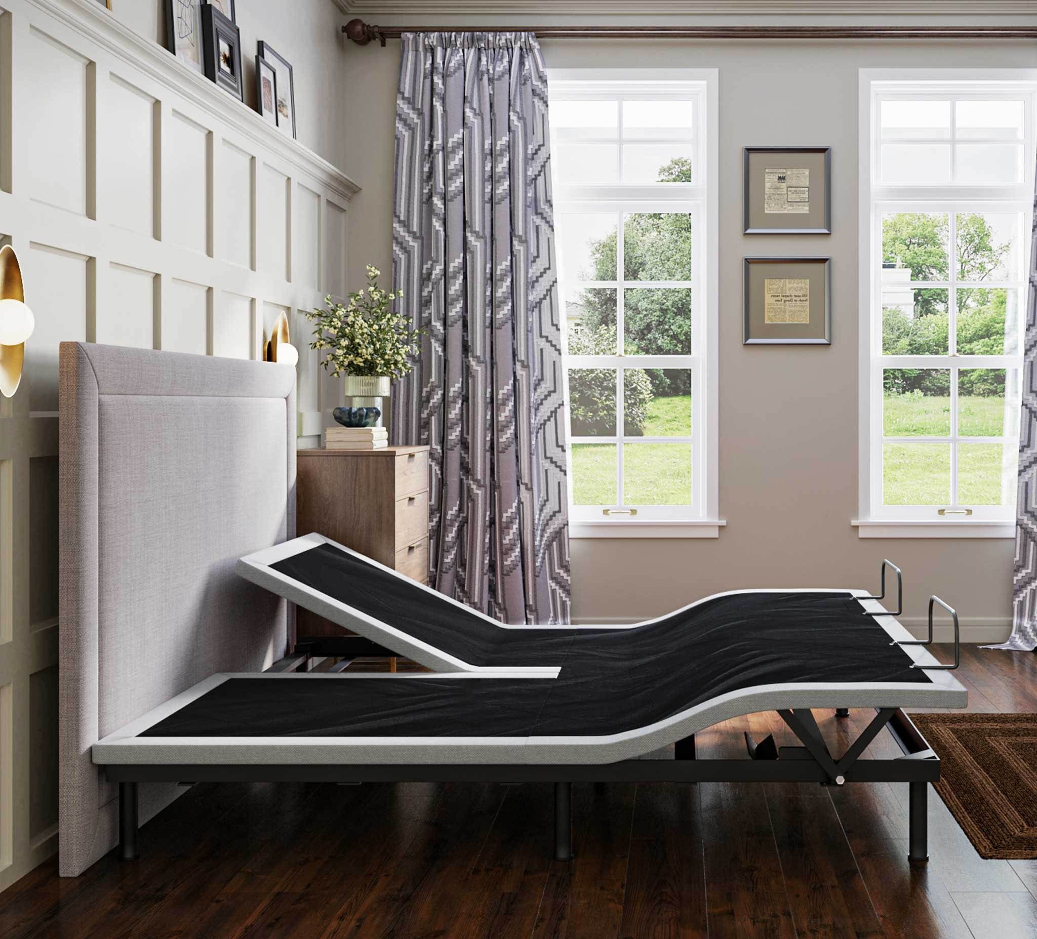 Btx4 - Flex Head Adjustable Bed Base With Head And Foot Position Adjustment by HouseOfZazla
