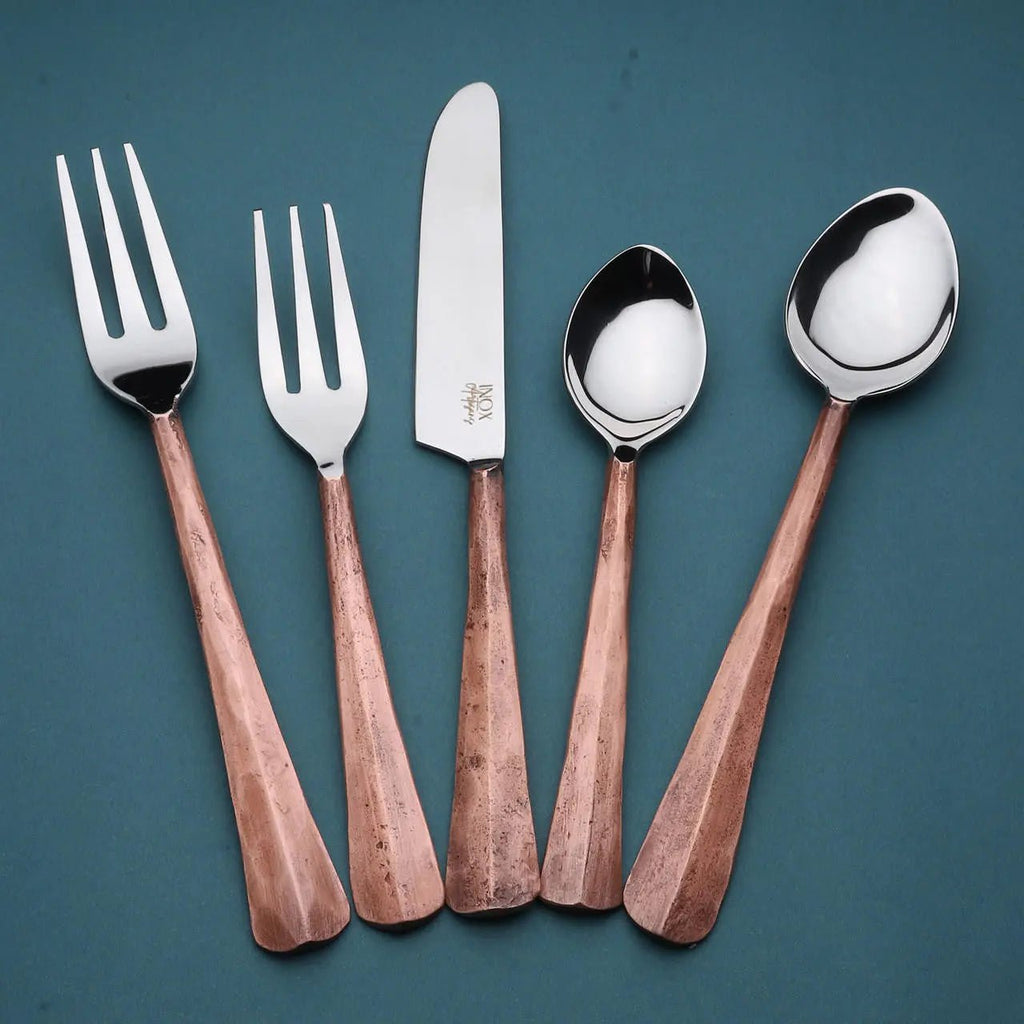 Ridge Flatware, 5-Pc. Place Setting by INOX Artisans
