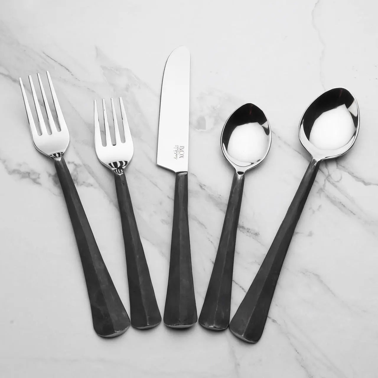 Ridge Flatware, 5-Pc. Place Setting by INOX Artisans
