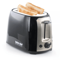 Better Chef Deluxe Cool Touch Wide-Slot 2-Slice Toaster with Stainless Accents by Jupiter Gear Home