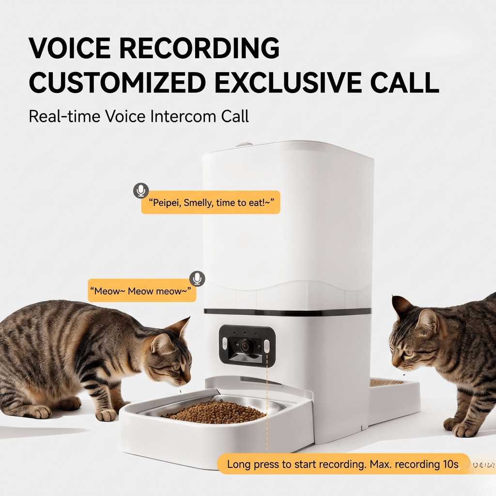 Smart WiFi Automatic Pet Feeder by Midfox
