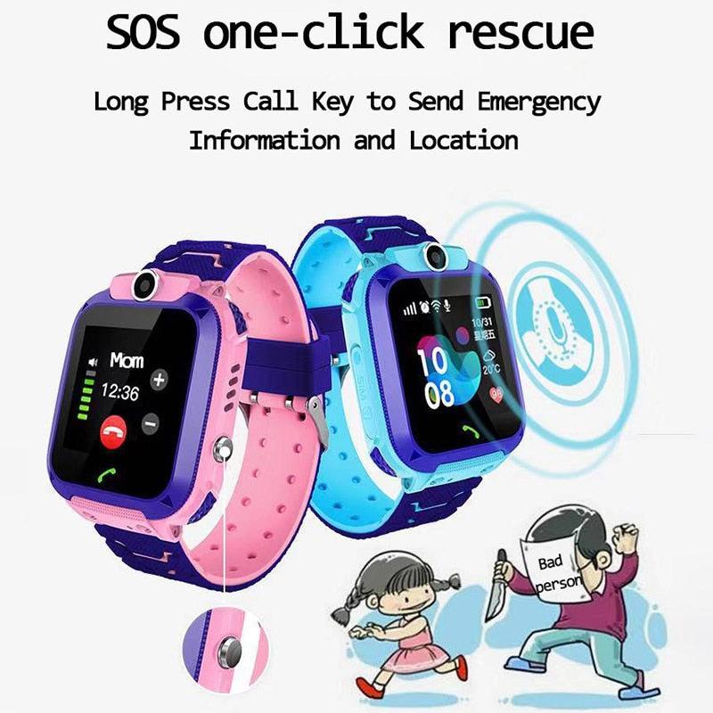 Kids Smart Watch Phone with SIM Card, GPS & HD Touch Screen by Stevvex