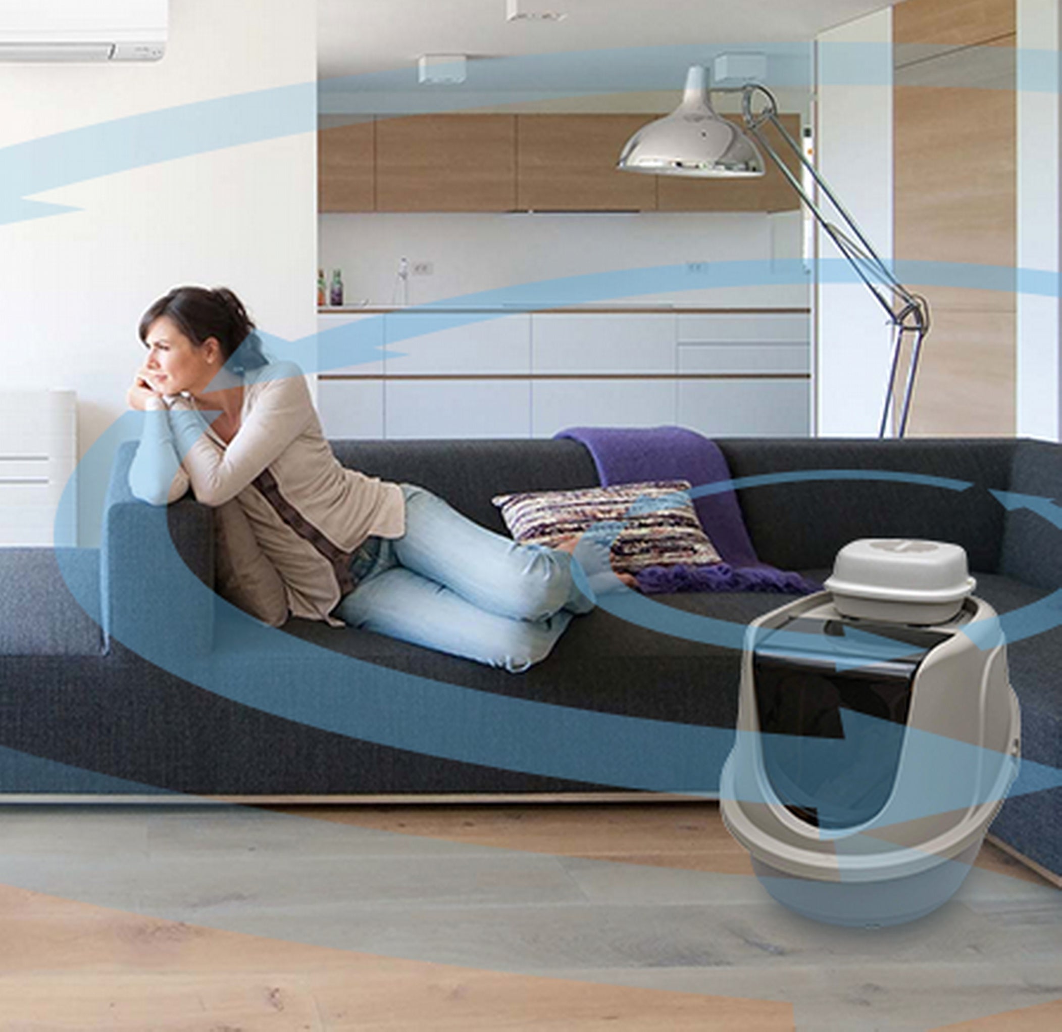 Litter Box Air Purifier by Purrified Air