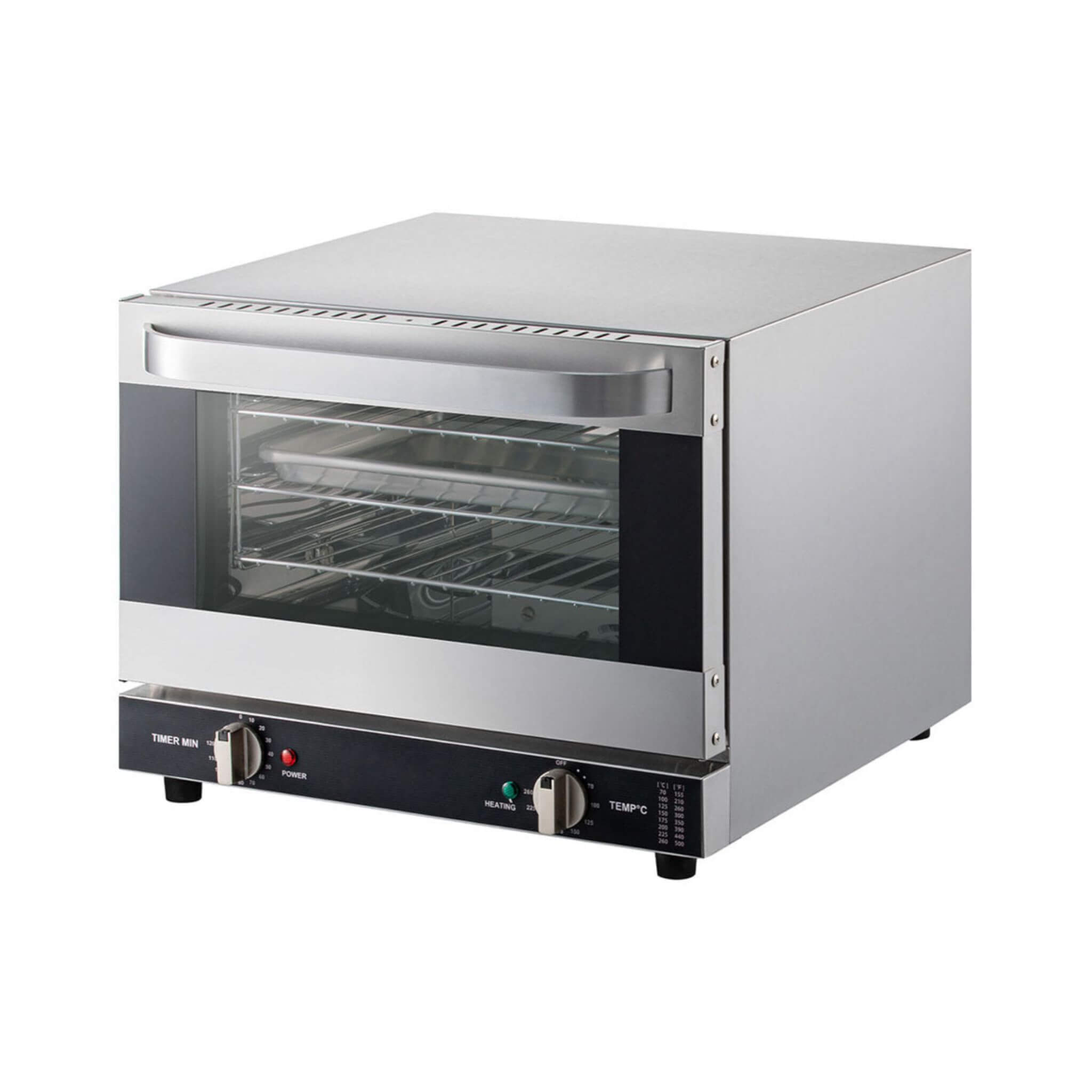 Heavy-Duty Commercial Stainless Steel Countertop Convection Toaster Oven (SAK51683) by SAKSBY WHOLESALE