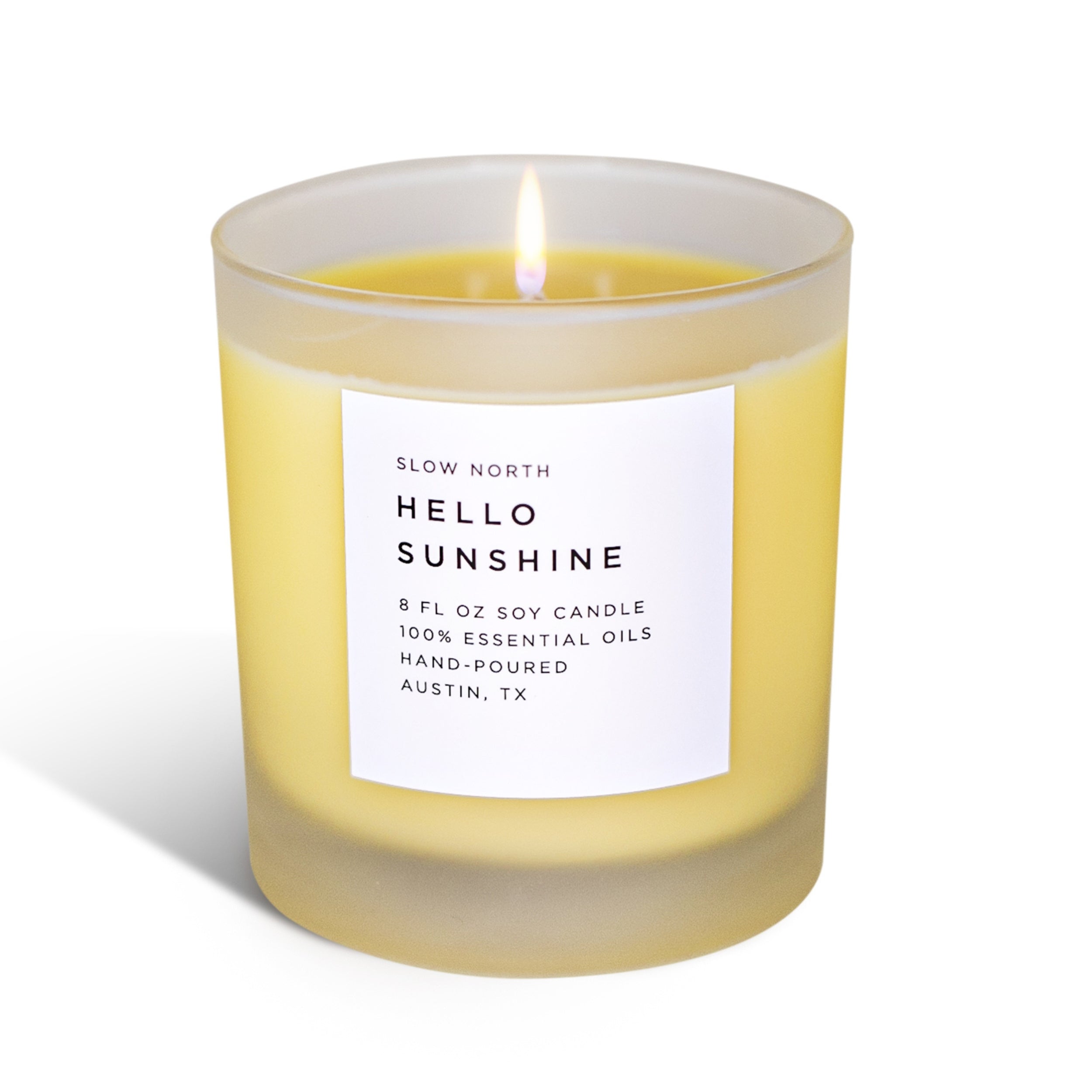 Hello Sunshine - Signature Candle (Grapefruit + Geranium + Lime) by Slow North