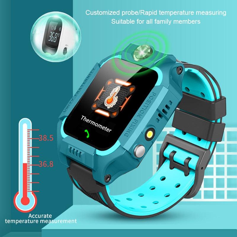 Kids Smart Watch with GPS, Phone Call, Thermometer & Video Recorder by Stevvex