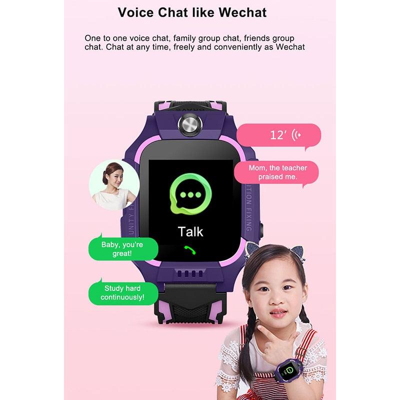 Kids Smart Watch with GPS, Phone Call, Thermometer & Video Recorder by Stevvex