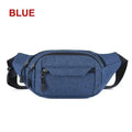 Retro Canvas Crossbody Waist Bag – Large Capacity Fanny Pack for Travel by Stevvex