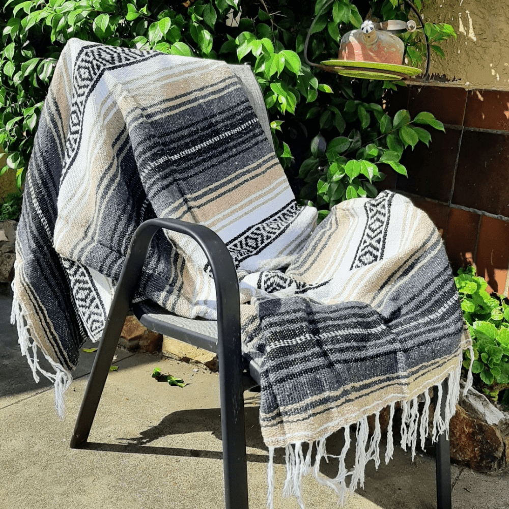 Tan Mexican Blanket by West Path